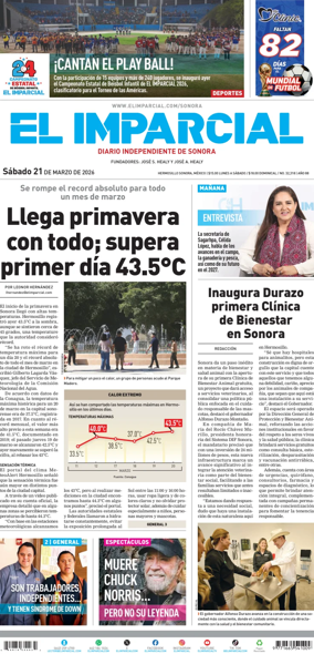 Cover of El Imparcial