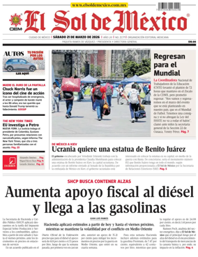 Cover of El Sol de Mexico