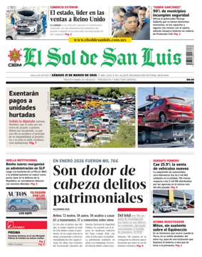 Cover of El Sol de San Luis Potosi