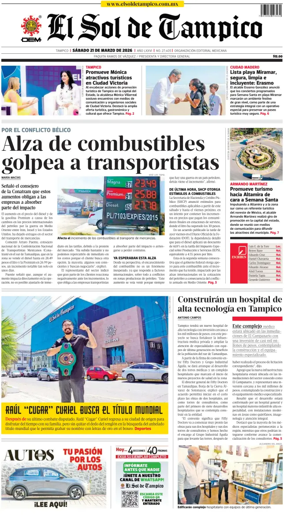 Cover of El Sol de Tampico