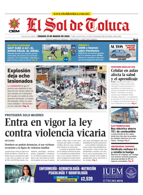 Cover of El Sol de Toluca