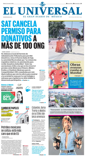 Cover of El Universal