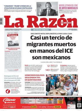 Cover of La Razon de Mexico