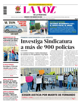 Cover of La Voz de la Frontera