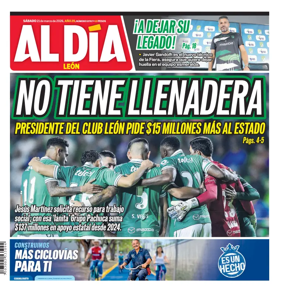 Cover of Periodico Al Dia (Leon)