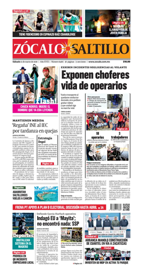 Cover of Zocalo Saltillo