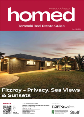 Cover of Homed Taranaki Daily News