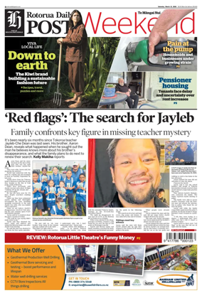 Cover of Rotorua Daily Post