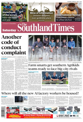 Cover of The Southland Times