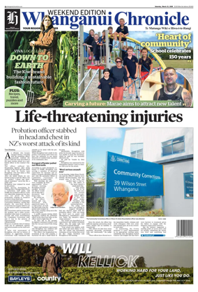 Cover of Whanganui Chronicle