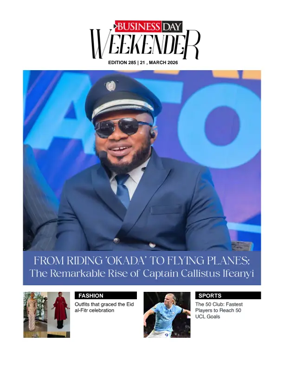 Cover of Business Day (Nigeria)