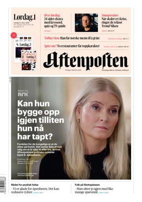 Cover of Aftenposten