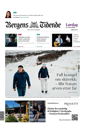 Cover of Bergens Tidende