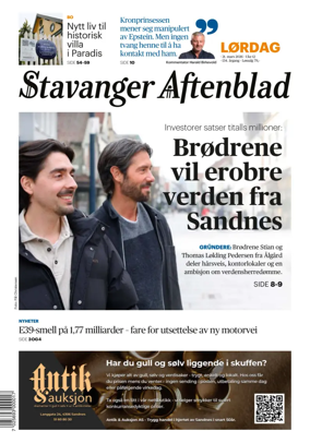 Cover of Stavanger Aftenblad