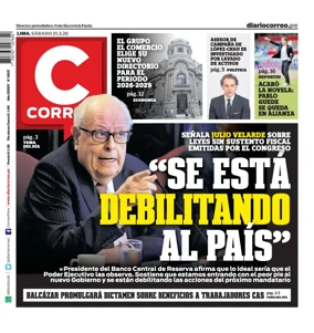 Cover of Diario Correo