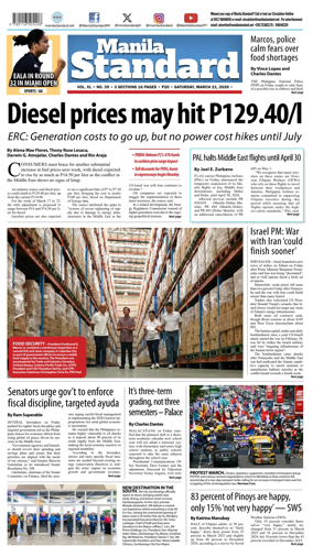 Cover of Manila Standard
