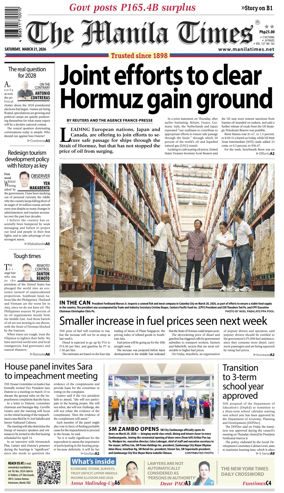 Cover of The Manila Times