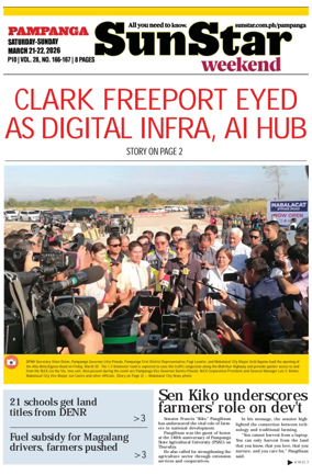 Cover of Sun.Star Pampanga