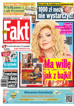 Cover of Fakt Gazeta Codzienna (Saturday)