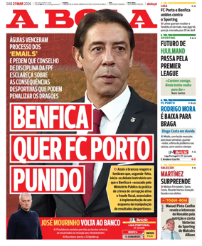 Cover of A BOLA (Portuguese)