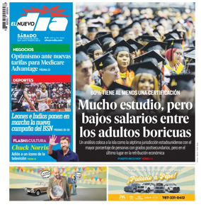 Cover of El Nuevo Dia