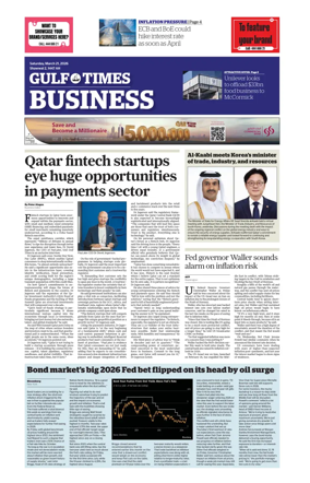 Cover of Gulf Times Business