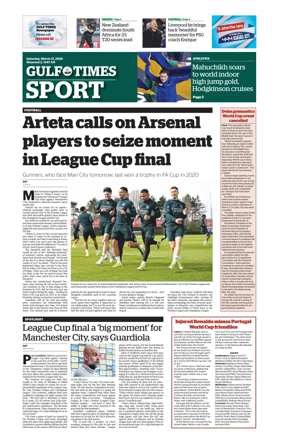 Cover of Gulf Times Sport