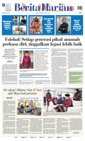 Cover of Berita Harian