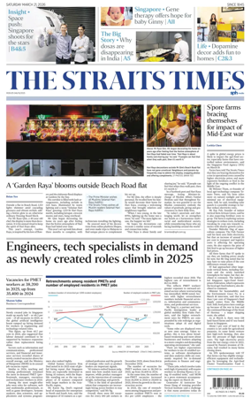 Cover of The Straits Times