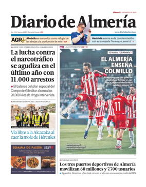 Cover of Diario de Almeria