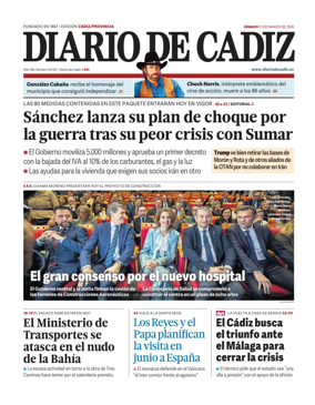 Cover of Diario de Cadiz