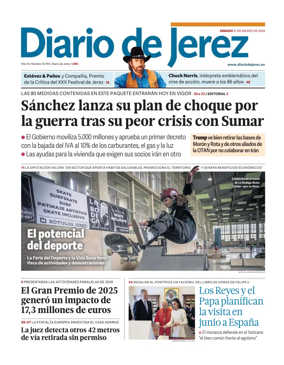 Cover of Diario de Jerez
