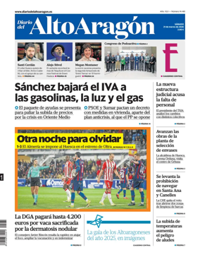 Cover of Diario del Alto Aragon