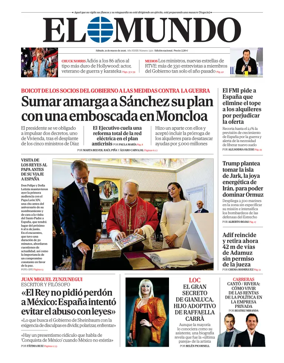 Cover of El Mundo Primera Edicion - Weekend