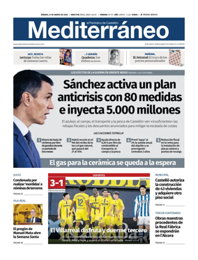 Cover of El Periodico Mediterraneo