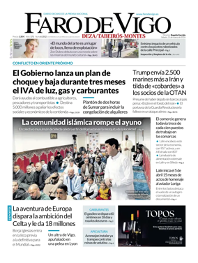 Cover of Faro de Vigo (Deza/Tabeiros-Montes)