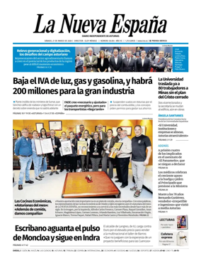 Cover of La Nueva Espana (Oviedo)