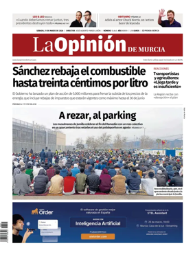 Cover of La Opinion de Murcia