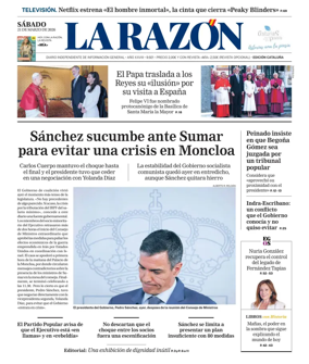 Cover of La Razon (Cataluna)