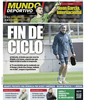Cover of Mundo Deportivo (Bizkaia-Araba)