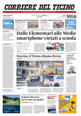 Cover of Corriere del Ticino