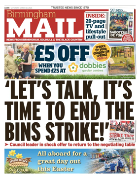 Cover of Birmingham Mail