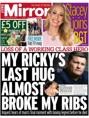 Cover of Daily Mirror