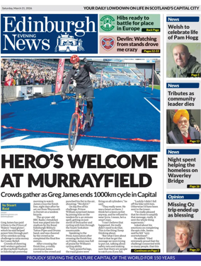 Cover of Edinburgh Evening News