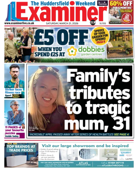 Cover of Huddersfield Daily Examiner