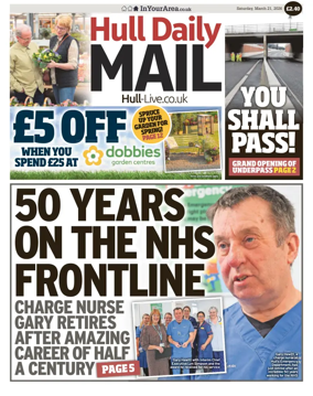 Cover of Hull Daily Mail