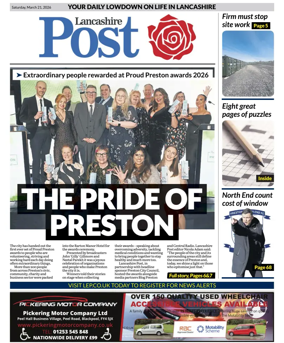 Cover of Lancashire Evening Post