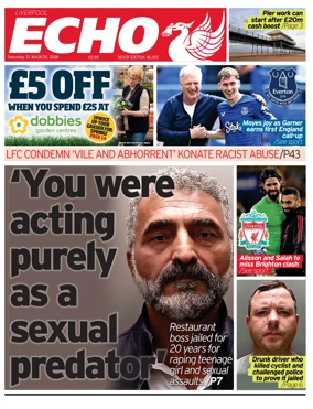 Cover of Liverpool Echo