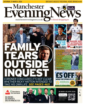 Cover of Manchester Evening News
