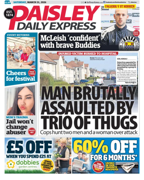 Cover of Paisley Daily Express